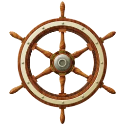 Boat wheel icon