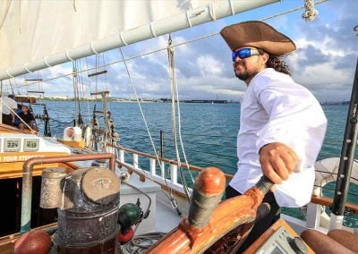 Friendly pirate charters cruise with Key West Sailing