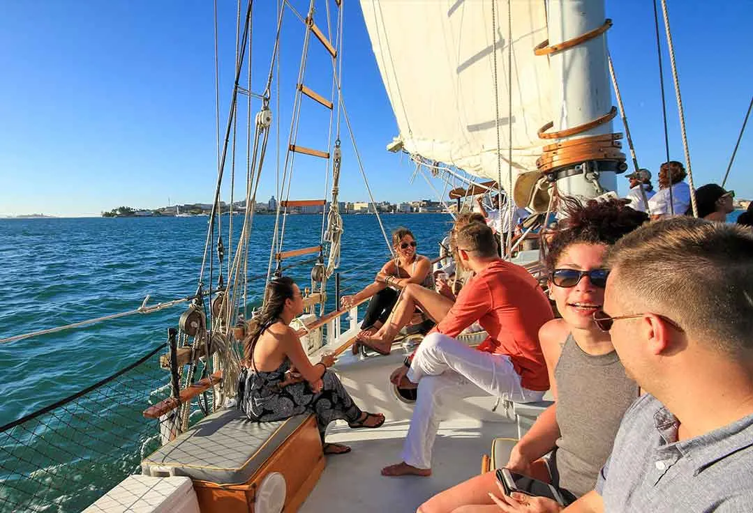 A day sail through the harbor with Key West Sailing