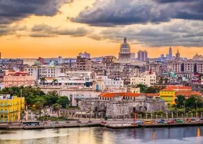 The Havana waterfront with Key West To Cuba