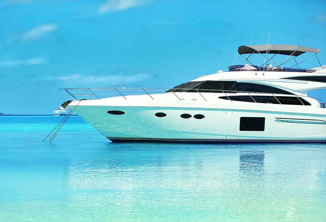 a rental hangs out at a local sandbar with Key West Yacht Rentals