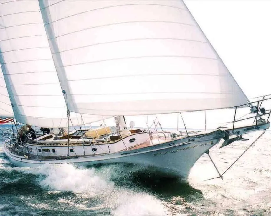 A charter sails with Key West Yacht Rentals